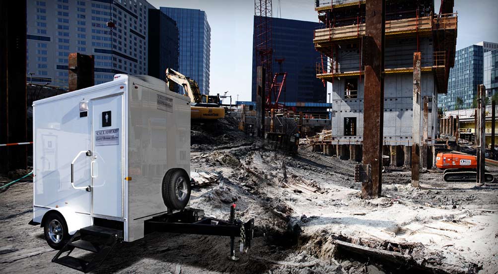 Portable Restroom Trailer in NYC