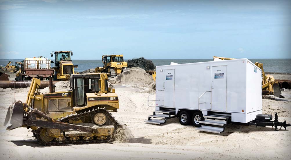 Jobsite Restroom Trailer in New York