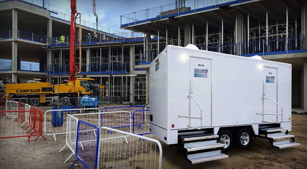 Construction Restroom Trailer NY