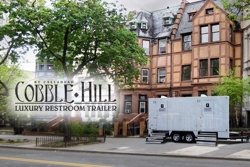 THE COBBLE HILL RESTROOM TRAILER BY CALLAHEAD