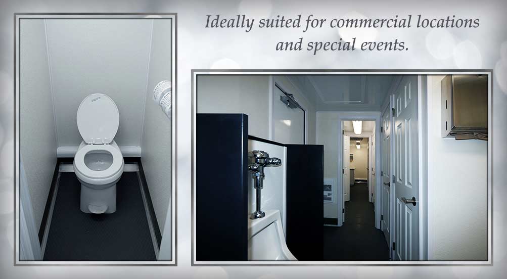 The Commercial Restroom Trailer Ideally Suited For Commercial Location and Special Events
