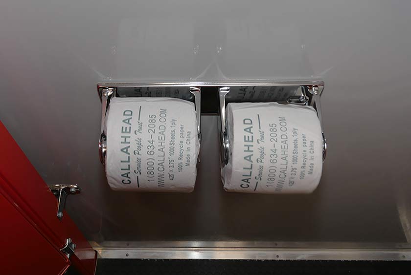 DUAL TOILET PAPER DISPENSERS