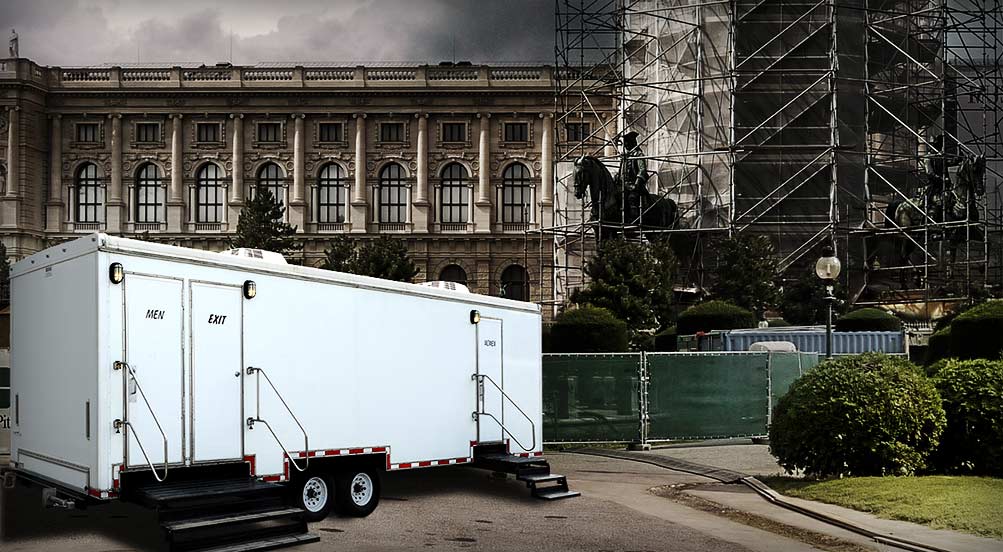 Portable Restroom Trailer in NYC