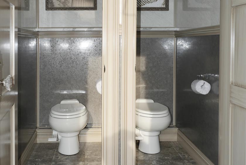 BEAUTIFULLY APPOINTED BATHROOM STALLS