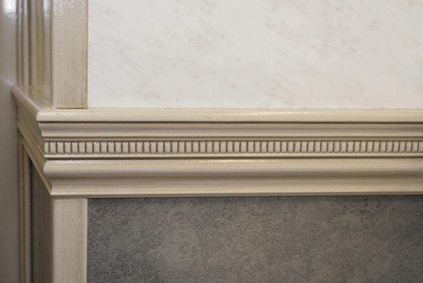 INTRICATE DENTAL WOOD TRIM WORK