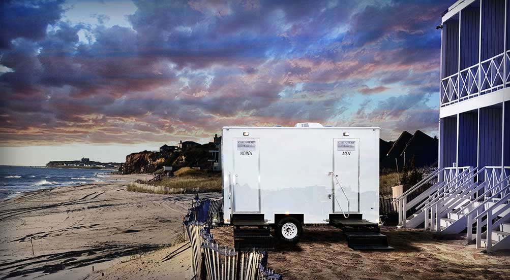 The Driftwood Restroom Trailer By The Board Walk