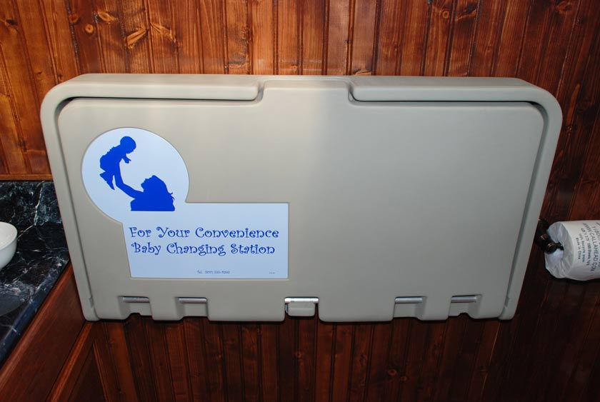 BABY CHANGING STATION WITHIN A PRIVATE STALL