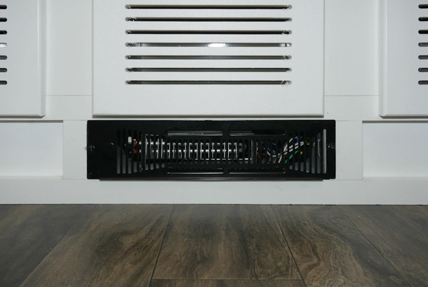 TOE KICK HEATERS PROVIDE AMPLE WARMTH DURING COLD WEATHER