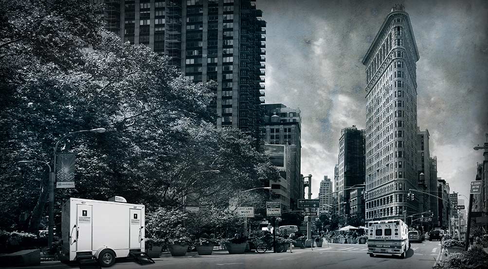 The Fifth Avenue Luxury Restroom Trailer In The City