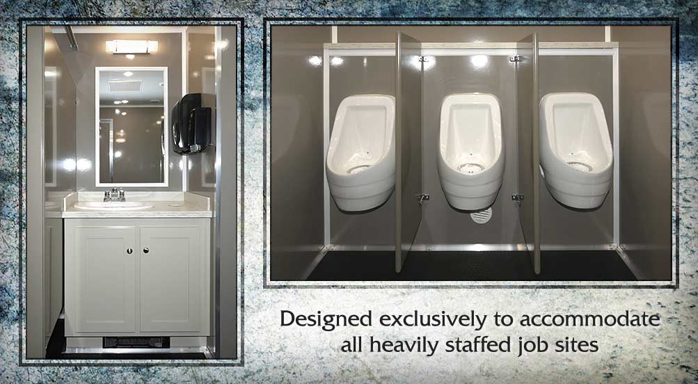 The Fordham Restroom Trailer Designed Exlusively To Accommodate All Heavily Staffed Job Sites