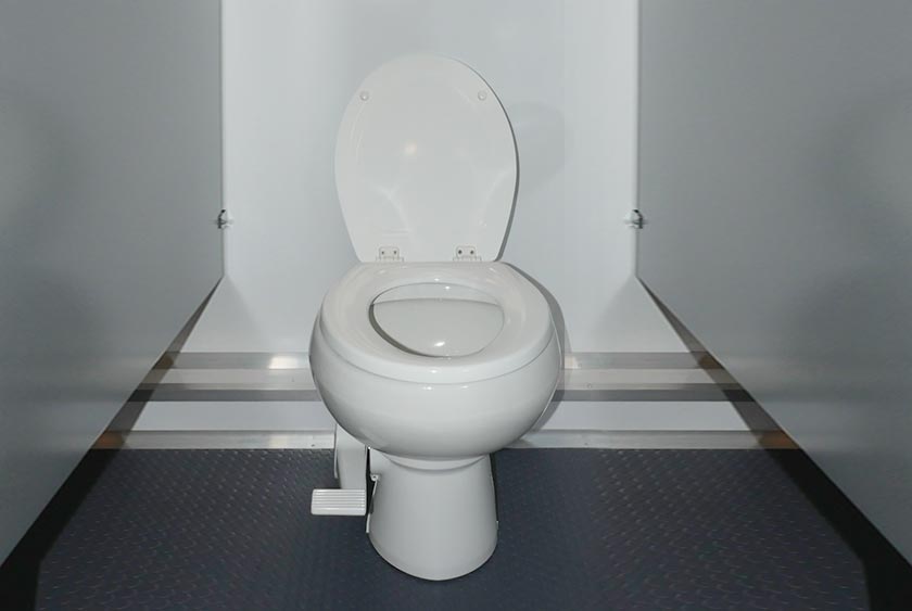 TOILETS HAVE FOOT PEDAL FLUSH FOR HANDS FREE OPERATION
