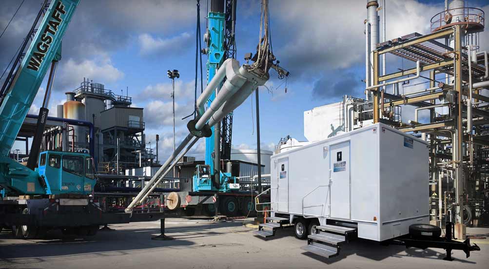 The Hudson Restroom Trailer Near In The City