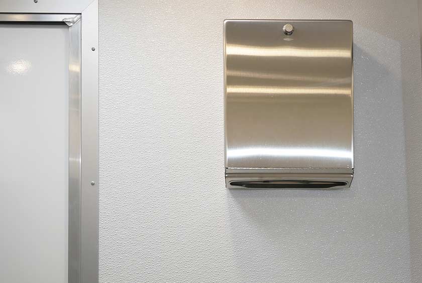 STAINLESS STEEL PAPER TOWEL HOLDERS