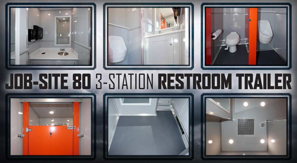 The Job Site 80 Restroom Trailer