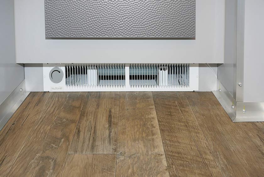 TOE-KICK HEATERS PROVIDE AMPLE WARMTH IN WINTER