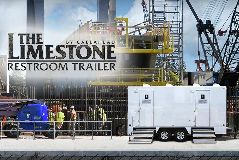 THE LIMESTONE RESTROOM TRAILER BY CALLAHEAD, NY