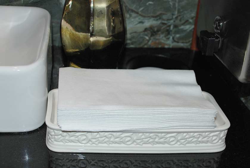 PORCELAIN NAPKIN HOLDERS