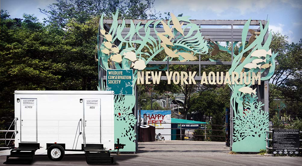 The Neptune Restroom Trailer By New York Aquarium