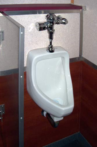 THE NEWPORT 1600 Luxury Restroom Trailer - Three Separate
                                    Urinals