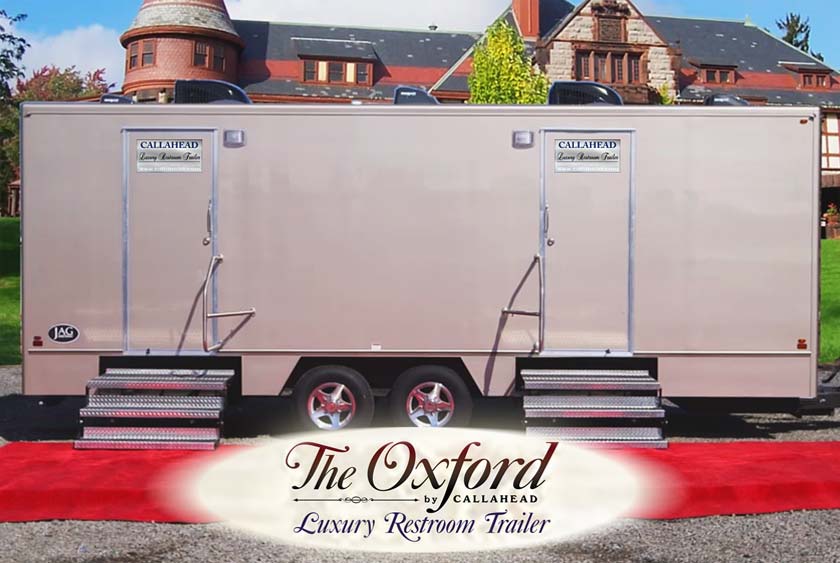 THE OXFORD LUXURY RESTROOM TRAILER 
