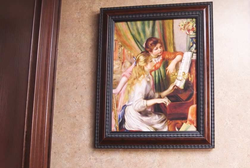 FRAMED ARTWORK THROUGHOUT