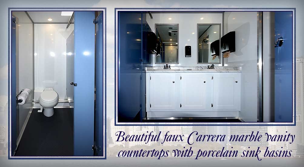 Luxury Restroom Trailer in NY