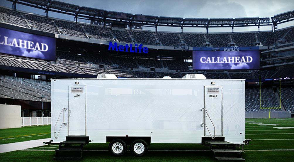Luxury Restroom Trailer in NYC