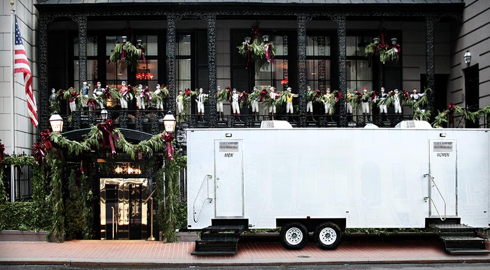 The Professional Bathroom trailer