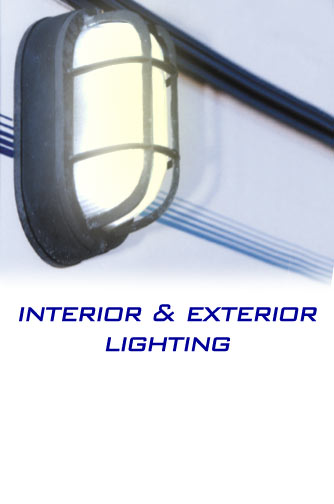 The Restroom Station Bathroom Trailer - Electric Lighting
                                inside and out