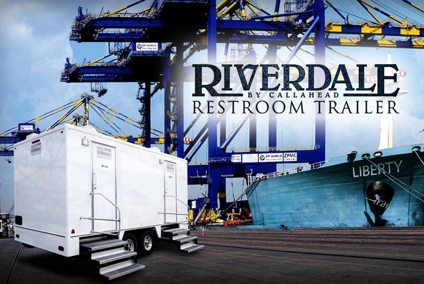 THE RIVERDALE RESTROOM TRAILER
