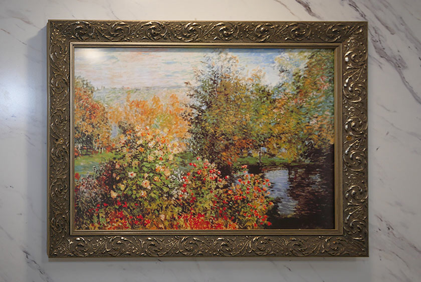 FRAMED ARTWORK THROUGHOUT 