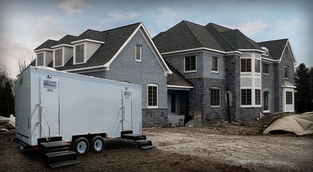 The Soapstone Restroom Trailer Near Home Construction