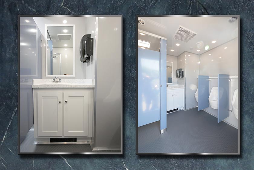 MENS' SIDE VANITY AND URINALS