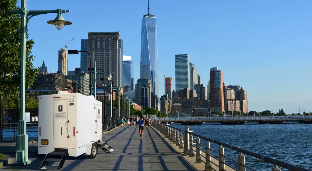 The SOHO Luxury Restroom Trailer By The Water