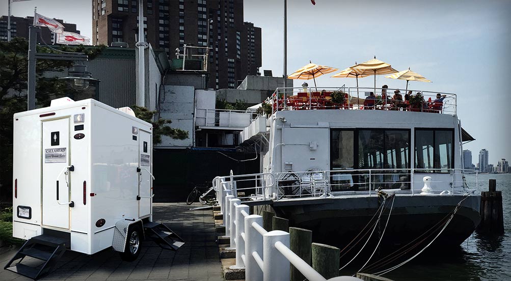 The SOHO Luxury Restroom Trailer By The Docks