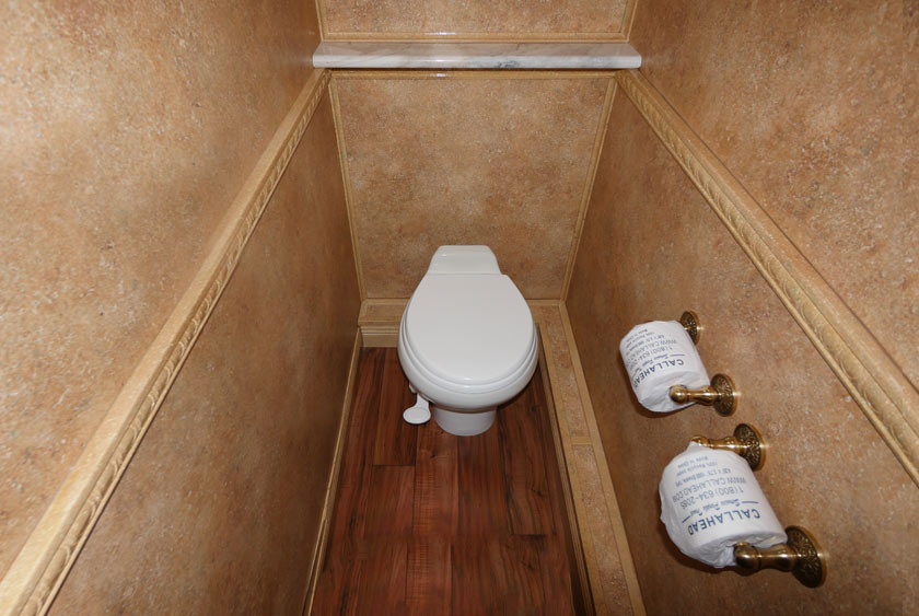 FIVE SPACIOUS TOILET STALLS FOR WOMEN