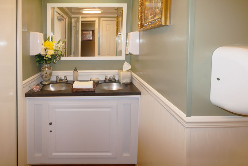 BEAUTIFULLY APPOINTED SINK VANITY WITH MIRROR