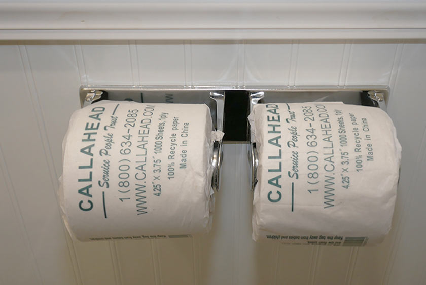 DUAL TOILET PAPER HOLDERS