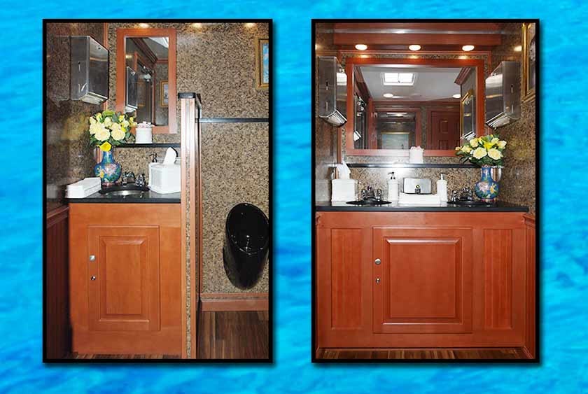 VANITY AREAS IN BOTH RESTROOMS