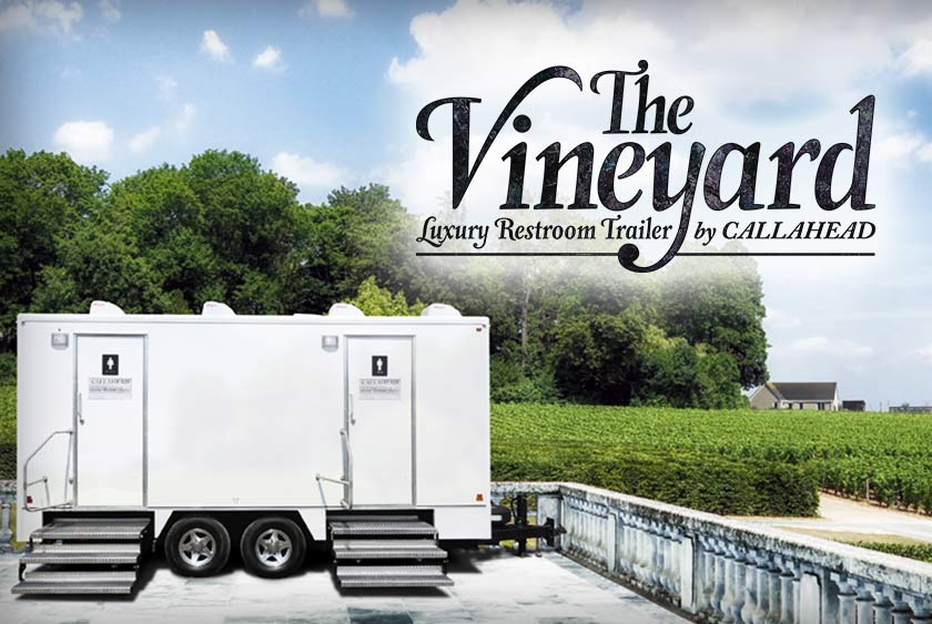 THE VINEYARD LUXURY RESTROOM TRAILER BY CALLAHEAD