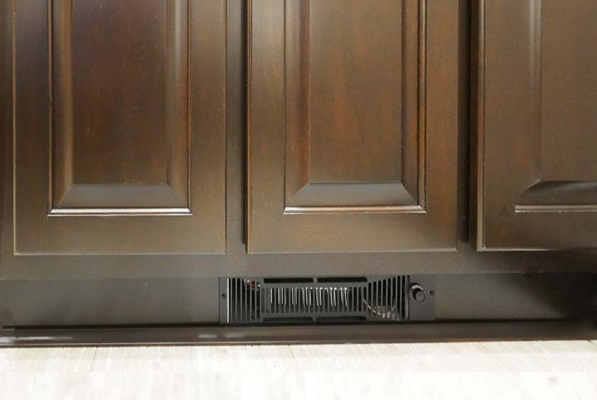 TOE KICK HEATERS PROVIDE AMPLE WARMTH IN COLD TEMPERATURES