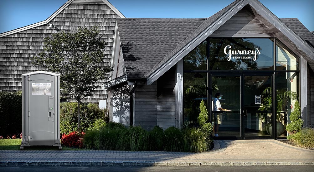 The Water Closet Portable Toilet Near A Gold Course
