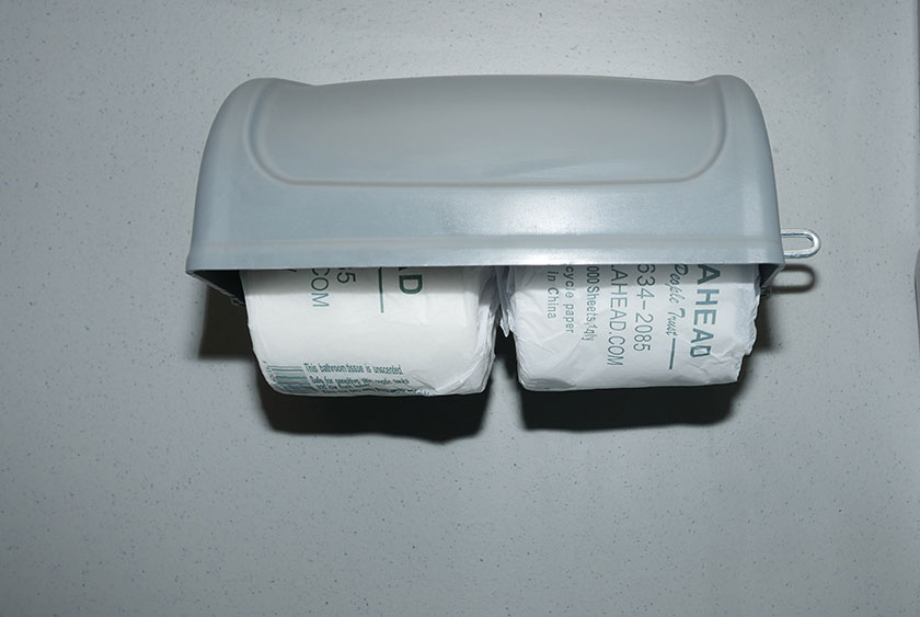 DUAL TOILET PAPER HOLDER