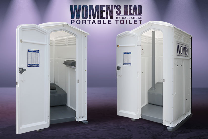 THE WOMEN’S HEAD PORTABLE TOILET FOR JOBSITES LARGE AND SMALL