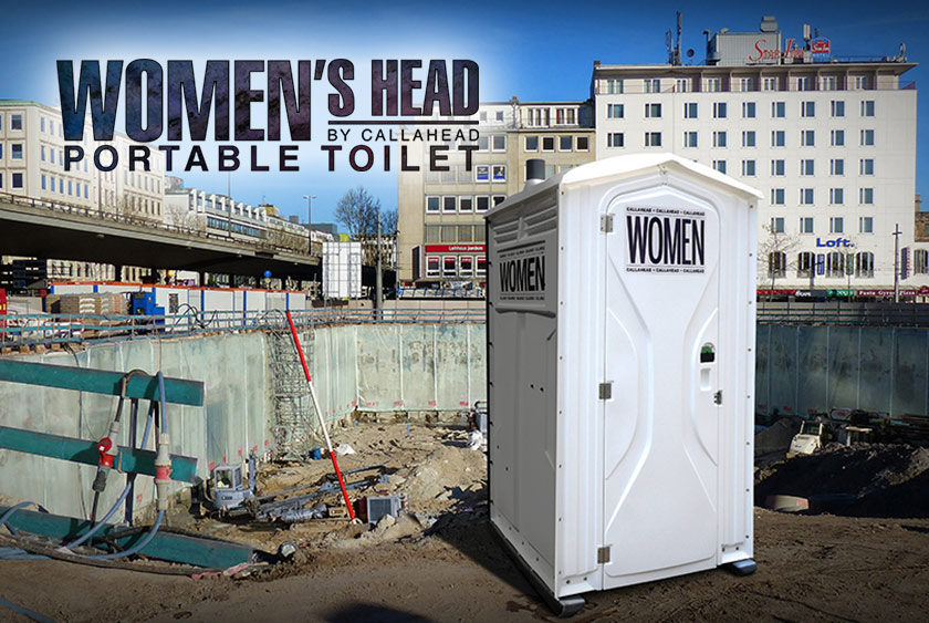 THE WOMEN’S HEAD PORTABLE TOILET BY CALLAHEAD
